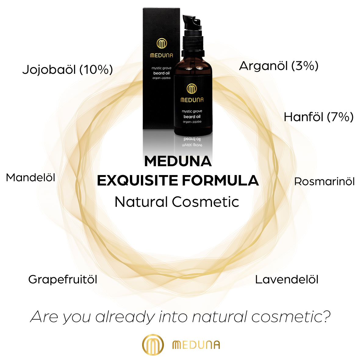 Luxurious beard oil "Mystic Grove"