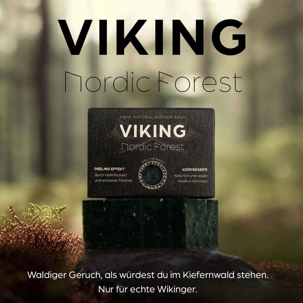 Bundle Viking Nordic Forest Männer-Peeling Seife
